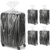 QWORK® 5 Pezzi Sacchetti di Plastica Trasparenti, 100x120 cm Sacchetti per Valigia Extra Large, per Bagagli, Valigie, Mobili, Consolatore