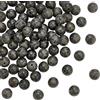 OLYCRAFT 75 x 3 fili di perline di pirite naturale, pietre preziose rotonde, perle sciolte, pietra energetica per collane, bracciali, fabbricazione di gioielli fai da te, artigianato, 8 mm
