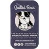 The Quilted Bear Porta Aghi Magnetici - Porta Aghi Smaltato per Cucito, Ricamo e Accessori Punto Croce | Supporto Sicuro per Spilli e Aghi da Cucito (Collie Dog)