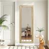 AAZZKANG Vinatge - Specchio da parete rettangolare a figura intera, con cornice in legno, 120 x 40 cm, per camera da letto, soggiorno, bagno, ingresso, da appendere