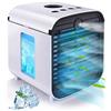 Sticker Superb. Personale 4-in-1 Mini Condizionatore Portatile Personale Air Cooler per Casa Ufficio Viaggi, Refrigeratore d'Aria Umidificatore Purificatore 3 velocità 7 Colori