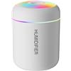 VNSMM Umidificatore profumatore Auto Diffusore umidificatore per Auto per Auto Mini USBDiffusore per Auto Diffusore di Oli Essenziali per aromaterapia con Luce(White)