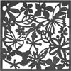 Alnemy Art Deco - 12 divisori sospesi, 40 x 40 cm, schermo fai da te, pannelli sospesi, 12 pezzi, colore: Nero