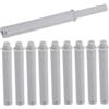 HOUDERCO Serratura a Pressione per Porta Armadio Design Invisibile, Materiale in Ferro e Magnete, Confezione da 10 Set, per Ufficio e Hotel