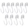 Uozonit Ganci a S per armadio, ganci a S robusti, 10 ganci a forma di S, supporto per pentola portatile, ganci da appendere, ganci a forma di S per utensili da cucina