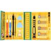 MMOBIEL Set cacciaviti multiuso 38 in 1 kit di riparazione elettronica, Kit leve magnetiche minze ventosa e Sim pin per Laptop Tablet Smartphones iPad Macbook Orologi ed altrui