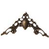 Generic 30 Pezzi Di Staffe Angolari In Metallo Color Bronzo Dorato Da 40 Mm