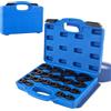 Frawacy 19 pezzi piede per rubinetto, piede di corvo, chiave per rubinetto, 1/2, 3/8, attacco esterno a quadrilaterale, 8-32 mm