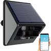 Luminea Home Control rilevatore movimento app: Sensore PIR da esterno, Compatibile con ZigBee, Angolo di rilevamento di 60°, portata di 8 m (sensore movimento Zigbee esterno, WLAN con batteria)
