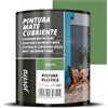 JOVIRA PINTURAS Pittura di copertura opaco. Pittura per interni ed esterni con eccellente potere coprente. (750 Millilitri, Verde Abete)