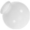 ERINGOGO Paralume in Globo Sferico in Vetro Bianco, Ricambio Lampada | Vetro Ricambio Ventilatore Soffitto, Luce Morbida, Facile Pulizia, Uso Versatile, Riduzione Abbagliamento