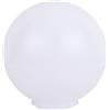 Generico Paralumi Globo in Acrilico, Paralume a Sfera Decorativo Bianco, Lampada Sfera Giardino, Paralume Decorativa da Giardino per Applique, Lampioni E Lampioni Stradali