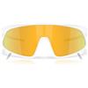 Oakley Oo9484d Rslv Occhiali da sole rettangolari, Bianco opaco/Prizm 24K, 49 mm
