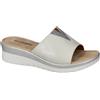 Valleverde 52104 Sandali Donna con Zeppa, Made in Italy (Perla, Sistema Taglie Calzature EU, Adulto, Donna, Numero, Media, 38)