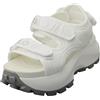 Buffalo Manhatten Snd Vegan Donna Walking Sandali in Bianco
