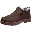 Dinglong EU 41 Scarpe Ginnastica Uomo Scarpe Uomo Rialzate Stivali da Neve Antiscivolo Caldi Invernali da Uomo alla con Cerniera Comodi Stivaletti Scarpe di Cotone Scarpe Uomo Rialzate