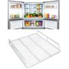 Generico Mensola Regolabile per Congelatore, Organizer per Frigorifero | Porta Alimenti per Cassetti Freezer, Cucine, Ristoranti e Negozi，Doppio guardrail(60x40cm)