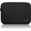 AULEEP Custodia per computer portatile, 11-12 pollici, in neoprene, impermeabile, per laptop, Acer/Asus/Dell/Lenovo/HP, nero