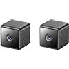 Vjsujehgy 2X HD 480P X9 Mini Telecamera Domestica Wireless WiFi Telecamere Esterni Rilevazione del Movimento Aggiornata Telecamera per Visione Notturna