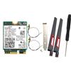 Schwamm WIFI 7 BE200 BE200NGW Scheda WiFi + 2PC 10DB Antenna BT 5.4 802.11AX -Band M.2 NGFF Adattatore di Rete Wireless per Win10/11
