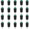 WMYCONGCONG 20 pz RCA a AV vite terminale adattatore Phono Plug Solderless convertitore audio/video altoparlanti connettori per cavi per applicazioni CCTV