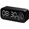 Hsthe Sea Smart mirror altoparlante Bluetooth subwoofer portatile piccolo audio mini orologio scheda plug-in sveglia domestica