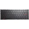 RTDPART Tastiera retroilluminata RGB per Laptop per MSI Cyborg 15 A12U A12UDX A12V A12VE A12VF A13U A13UDX A13V A13VE A13VF MS-15K1 Italia IT Nero Senza Cornice Nuovo