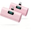 HETP Power Bank 5200mAh, Ultra-piccolo&Ultra-compatto Caricatore Portatile USB C PD Ingressi&Uscite Mini Powrbank Batteria Esterna per iPhone 17/16/15 Android Samsung Galaxy Note Huawei iPad-2 Pezzi Rosa