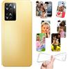 Stileitaliano Cover Personalizzata per Smartphone LG Oppo Realme Motorola Honor One Plus personalizzabile con Foto Testi Disegni e Grafiche Personalizzate (023a - Oppo A57 - A57S 4G 5G)