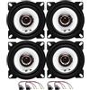 IPNOSIS Kit 4 Casse Alpine SXE-1025S Da 10 Cm Compatibile Con Suzuki Wagon R+, Opel Agila Dal 2000 Al 2007 + 4 Connettori