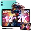 ODEA Tablet 12 Android15, 128GB IPS 2000x1200, 8000mAh 8+13MP con Custodia