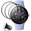 Zerrshoo 3 Pezzi Pellicola Protettiva per Google Pixel Watch 3/2/1 41mm Pellicola, Google Pixel Watch 3/2/1 41mm [Non Vetro Temperato] copertura totale curva 3D, Anti-Graffio Protective