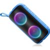 Dyurwa Altoparlante Bluetooth Potente, Luci RGB, Audio Surround Bluetooth Altoparlante Mics Integrato