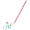 SBPEN Pennino compatibile con Samsung Galaxy Tab A11+/A9+/Lenovo Idea Tab/XIAOMI/Redmi Pad/Android 16/15 Stylus Pen, Preciso senza ritardi, Accensione/Spegnimento a un clic+2 punte trasparenti (rosa)