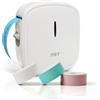 PRT Mini Etichettatrice Portatile - Ricarica Etichette Adesive (3 Rotolo), Bluetooth Stampante Termica Etichette for iOS & Android, Bianco