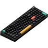 nuphy Halo V2 IO Tastiera meccanica senza fili con cappucci per tasti PBT, tastiera da gioco personalizzata hot-swap, retroilluminazione RGB, BT5.0/USB-C/2,4 GHz