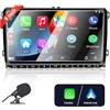 Liulbobu 9 pollici VW Radio, Autoradio per Golf 5 6 Passat Jetta Caddy Polo cc Tiguan EOS Touran T5 Scirocco Wireless Carplay & Android Auto/Bluetooth/FM/AM/USB/DPS/RDS/Mirror Link