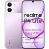 realme Smartphone Realme P4 Lite 4G, 4 GB + 128 GB, Schermo LCD fluido da 120 Hz da 6,8 pollici, batteria Titan 6600 mAh, ricarica rapida 15 W, protezione affidabile IP64, Next IA, Púrpura Pulse, senza