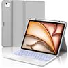 FOGARI Custodia con tastiera per iPad Air 13 2026 M4/2025 M3/2024 M2 e iPad Pro 12.9