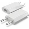 SRLWMYI Set di 2 caricabatterie USB 5 V 1 A, spina USB e alimentatore di rete, spina universale compatibile con la serie iPhone e Samsung, Xiaomi, Huawei e altri smartphone