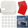 YYMT Set di cuscinetti adesivi e pellicole per dash cam, 16 cuscinetti biadesivi e pellicola elettrostatica per parabrezza auto, set di cuscinetti adesivi con 20 cuscinetti biadesivi da 25 mm per