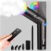 COLBOR CF5 Macchina del Fumo Portatile per Fotografia e Video | Rotazione 60°, Crea Effetti Cinematografici per Halloween, Shooting e Contenuti Creativi, Telecomando e Accessori Inclusi