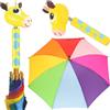VILAC - Giochi e Giocattoli - Ombrello PAF Flip Flap la Giraffa in legno laccato - Giallo - Gioco per bambini dai 3 anni - Multicolore - Made in France - 4417S