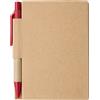 IMPRESSION Taccuino in cartone, con penna a sfera cooper Personalizzate o neutre