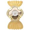 AKTOUR Del Tempo Orologio con cinturino al quarzo con diamanti, orologio da donna con cinturino in maglia di lusso Orologio Elettronico Orologio (Gold, One Size)