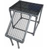 Jiuvaso Reptile Basking in PVC Struttura Robusta Elevata Griglia Superiore per Arrampicata Funzione Asciugatura Adatto per Habitat Tartarughe E Rettili, Grigio, 40 32 40 Cm