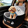 OUTONLIFE Seggiolino Auto per Cani Piccoli e Medi fino a 16 kg | Rialzato di 15 cm, con cuscino ad alta densità, fodera lavabile, cintura di sicurezza e uso come cuccia da viaggio