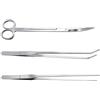 Tokaneit 3 Pezzi Aquascaping Tools, Set di Attrezzi Lunghi in Acciaio Inox per Acquario, Utensili per la Pulizia Dell'Acquario, Kit Pulizia Acquario, Kit di Strumenti per Acquario, Accessori per Acquari
