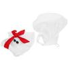 SHINEOFI Costume da Chef per Cane con Cappello, in Cotone Bianco, l | Cuccioli e Pet, Facile da Indossare e Togliere, Sessioni Fotografiche, Feste a Tema