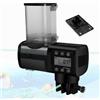VETOLAKA Mangiatoia automatica per acquario, 500 ml, con grande LCD e mangiatoia programmabile con timer, grande capacità, per acquari e laghetti, per le vacanze
